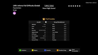 LXRs Inferno (Hard Chart) 100% FC!!!!!