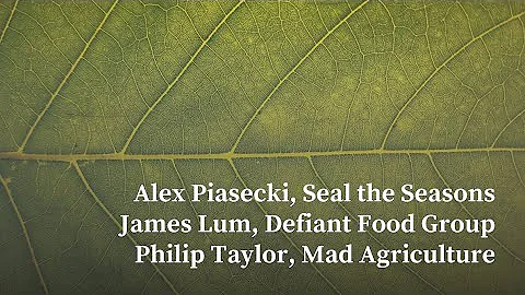 Regenerative Supply Enablers - Alex Piasecki, Jame...
