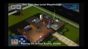 The Sims One Level Playthrough using the Ps2 Action Replay Max 30,000 :D #Playstation #Sony #Ps2