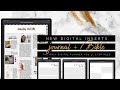 Digital Journal Inserts + Digital Bible Study Planner Inserts
