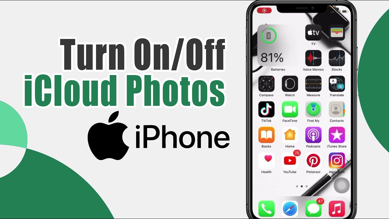 How to Turn On/Off iCloud Photos on iPhone - YouTube