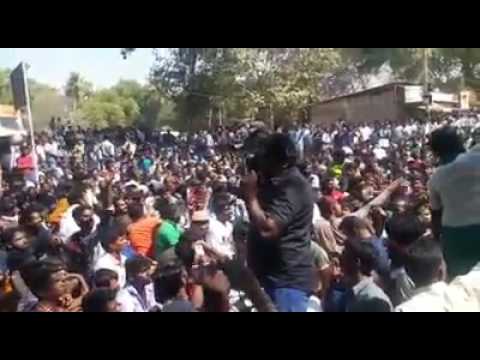 Imman Annachi in Madurai Jallikattu Protest