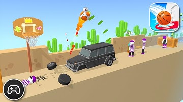 Bounce Dunk - Gameplay Walkthrough Part 80 - Puzzle Game Levels 283-286 (iOS, Android)