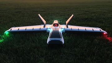 ZOHD Dart XL Extreme 1m Wingspan w/ Eflite F-27 Parts Upgrade & Lighting Mod - 100th Flight