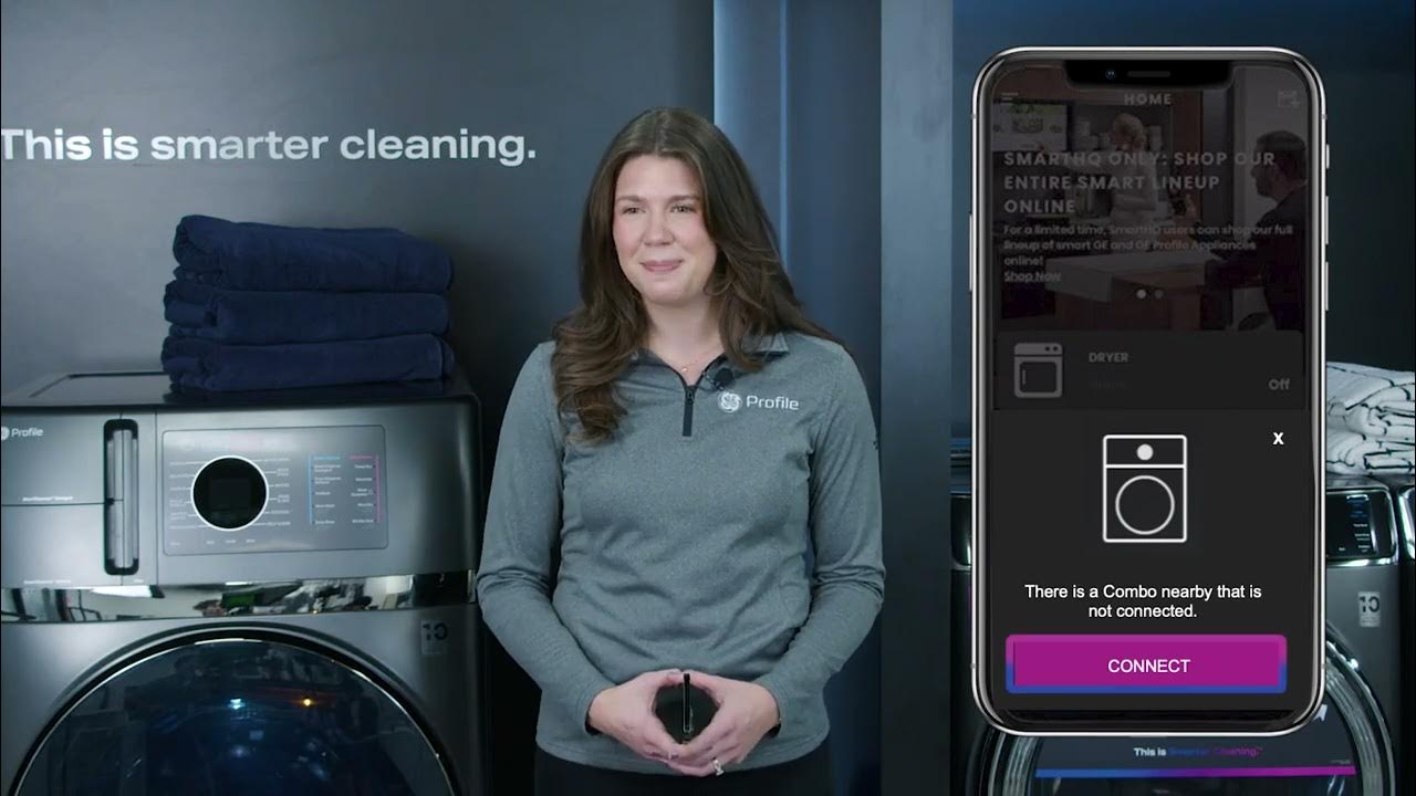 GE Profile™ Combo Washer/Dryer How to Connect to the SmartHQ App