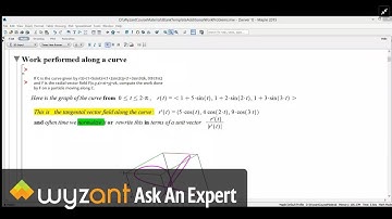 It is case of line integral of the dot product of force  and tangent vector field