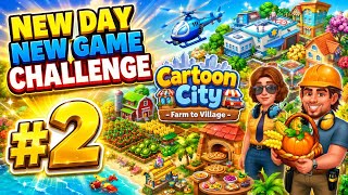🚜 Building My Dream City! | Cartoon City Gameplay | New Day New Game Challenge #2 part 1