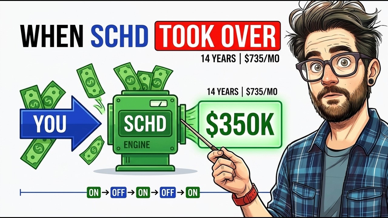 The Dividend Crossover Point: A 14-Year, $350K SCHD/VOO Case Study