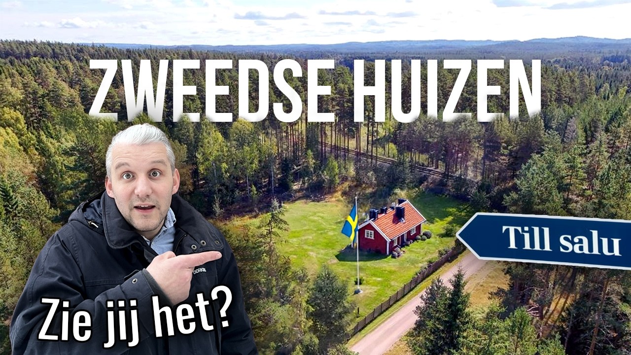 Vier Zweedse huizen die nu te koop staan – welk huis kies jij?