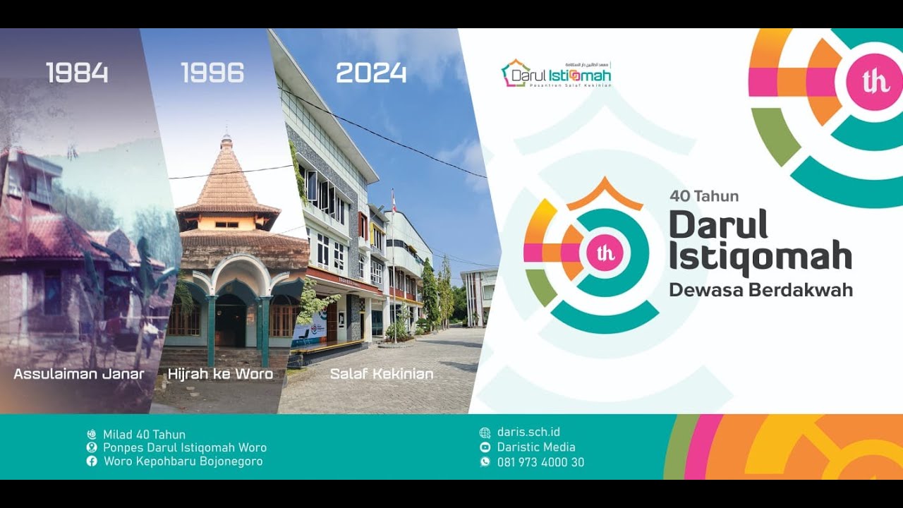 🔴OPENING CEREMONY | MILAD 40 TAHUN PONDOK PESANTREN DARUL ISTIQOMAH | 1984-2024