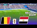 Belgium vs Egypt | FIFA World Cup 2026 | PES 21 Simulation