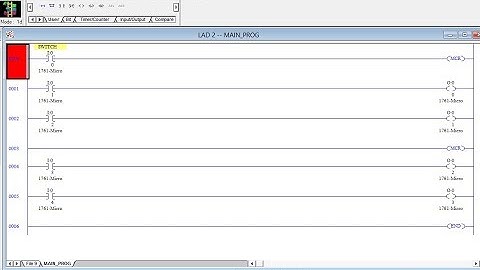PLC -  RSLOGIX 500  :- MCR  INSTRUCTION  #plc#rslogix#ladderlogic