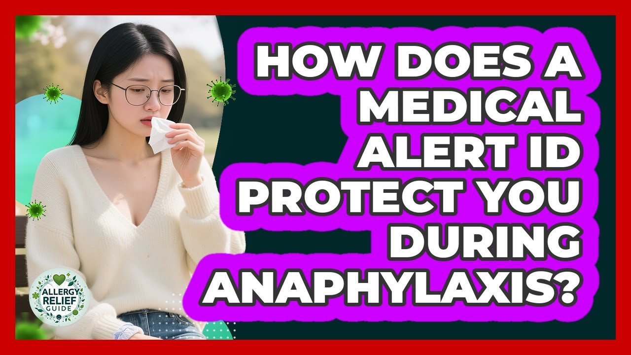 How Does A Medical Alert ID Protect You During Anaphylaxis? - Allergy Relief Guide