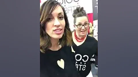 A tour of Erin Stone's Color Street booth