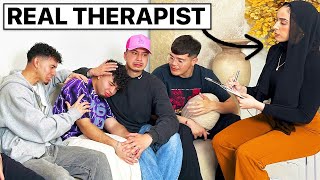 LOS BOYZ GO TO THERAPY!!! (We cried)