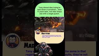 Tony almost dies trying to take down a Leviathan ... then11 years later, Ant-Man drops