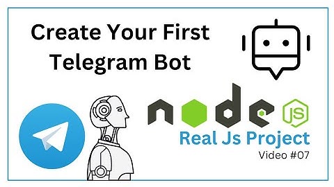 how to create our first telegram bot in js