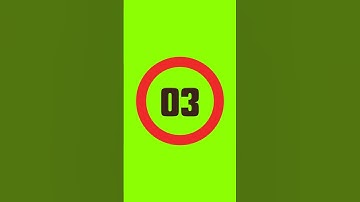 5-Second Green Countdown – Use in Your Edits! #vfx #videograph #timer #greenscreen