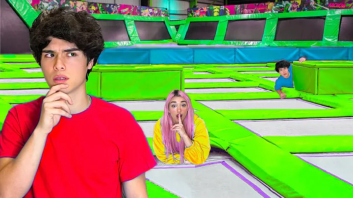 EXTREME CAMOUFLAGE HIDE & SEEK IN TRAMPOLINE PARK!