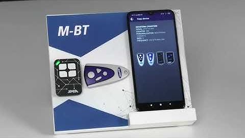 M-BT mediante APP - Rolling Code 1 pulsación