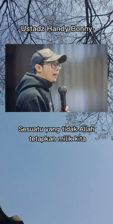 Kajian Story WA Islami Ustadz Handy Bonny #shorts #ceramah #ustadzhandybonny