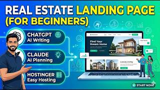 How to Build Real Estate Landing Pages Using Claude + Hostinger | Amit #realestate #realtor