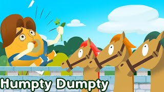 [Funny Version] Humpty Dumpty Sat On The Wall | Humpty Dumpty English Rhymes | LARVA KIDS