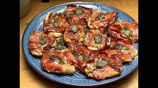 Eskalopki z polędwiczki z szynką i szałwią #prostyprzepis #naobiad #polędwiczkiwieprzowe