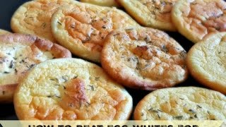 How to whip and fold egg whites to stiff peaks for cloud bread (Low Carb Baking)