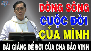 DÒNG SÔNG CUỘC ĐỜI CỦA MÌNH - Bài Giảng Xúc Động Của Lm Phaolô Lưu Quang Bảo Vinh | Kênh Công Giáo