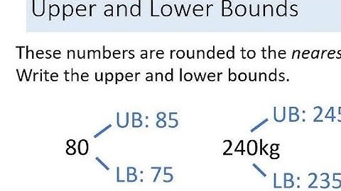 limits of accuracy " Bounds" -OL Math - Edexcel