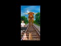 White colors Cute cat &amp; baby vs horse &amp; Monster attack tom #funny 😂