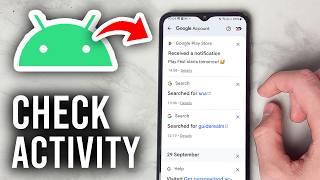 How To Check Recent Activity On Android - Tutorial