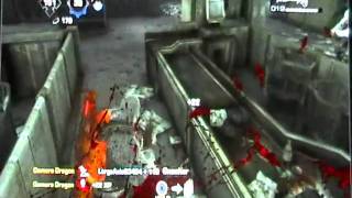 Gears of War 3 beta Gameplay - vid #25 - K.O.T.H. - Map: Checkout