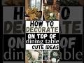 Top Dining Table Decor Ideas| Elegant, Minimal &amp; Festive Styling Tips #shorts #youtubeshorts