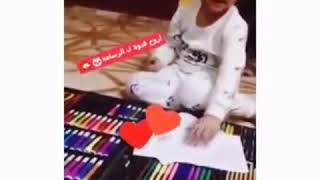 فدوه شوفو الرسامه فضه محمد الحلفي شنو رسمت