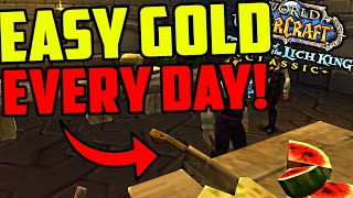 This is EASY Gold Every Day! Make Gold With COOKING Dailies in WOTLK Classic!
