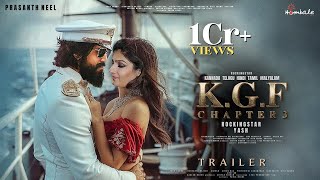 K.G.F: Chapter 3 - Trailer | HINDI | Rocking Star Yash | Prabhas | Raveena Tondon | Prashanth Neel 3