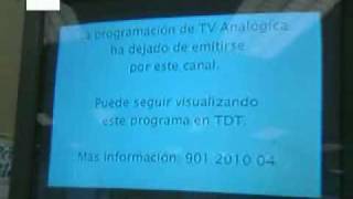 España finaliza el apagón analógico que da paso a la televisión digital