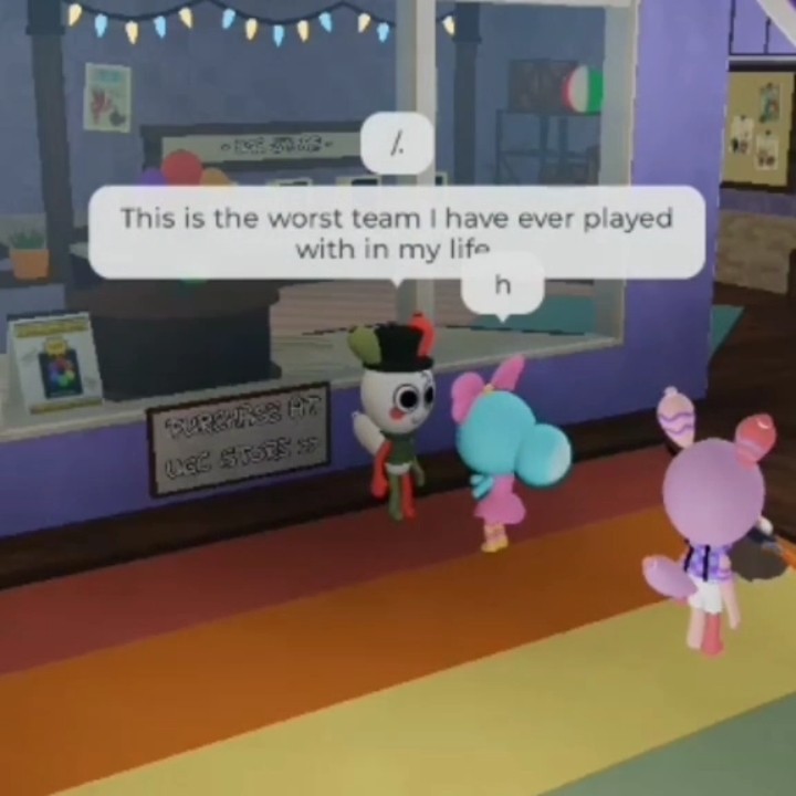 Looey hates having a bad team 🎈😡 (Mercy Song) #Dandysworld #Roblox #Shorts #Poppy #feedshorts