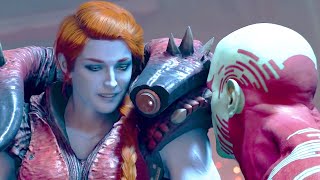 Lady Hellbender Flirting With Drax The Destroyer