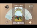 Ten of cups  tarot card meaning  maybe my first tarot cant remember