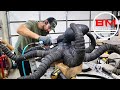 Making a Sculpture out of TIRES // Carving and Sculpting an Octopus