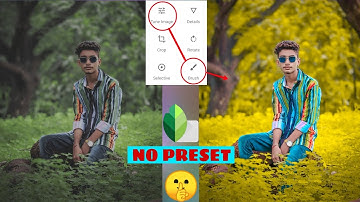 snapseed background colour change | snapseed se background yellow kaise kare |