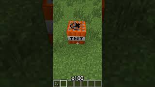 От слабого до мощного динамита челлендж! #minecraft