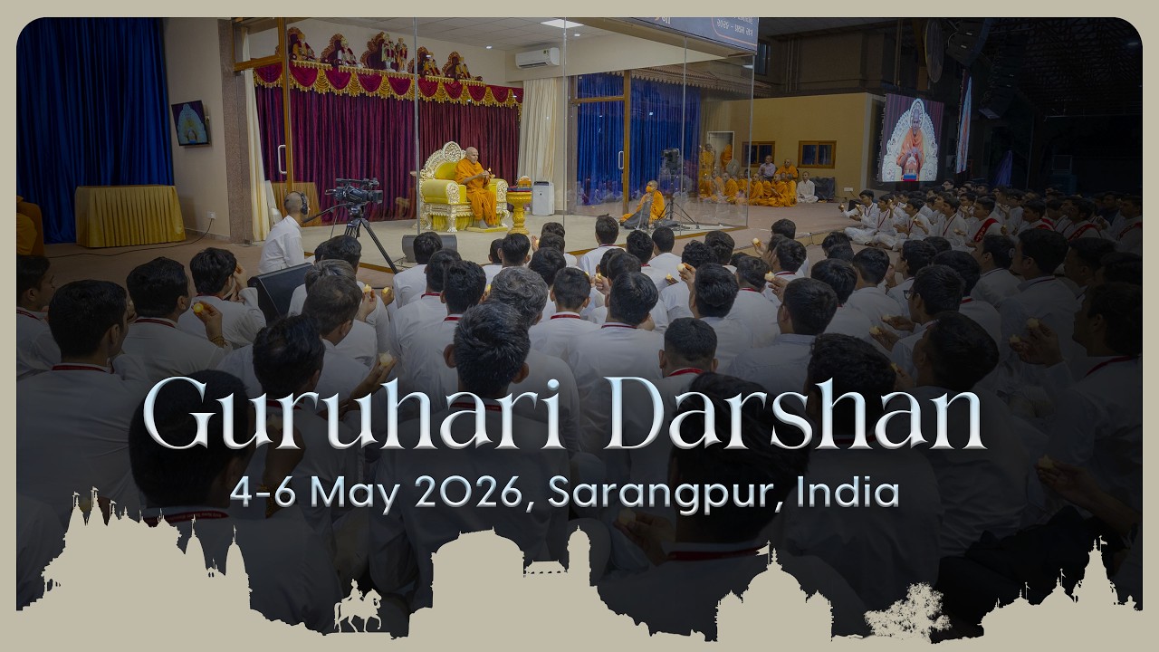Guruhari Darshan, 4-6 May 2026, Sarangpur, India