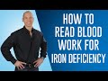 HOW TO READ BLOOD WORK FOR IRON DEFICIENCY