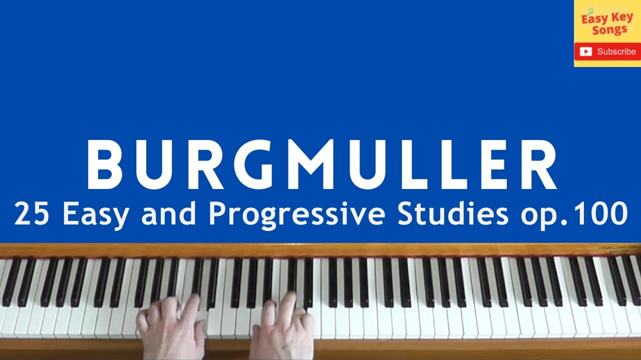 Burgmuller - 25 Easy and Progressive studies Op.100 COMPLETE
