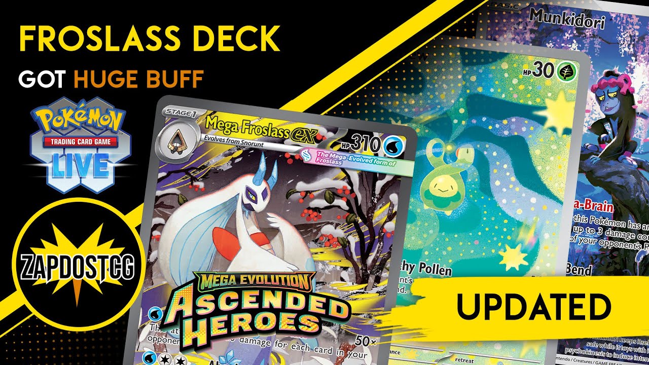 Mega Froslass ex присоединяется к колоде Munkidori Budew! (Pokemon TCG)