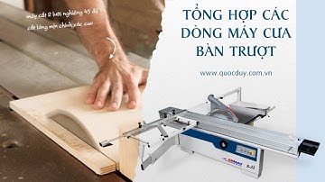 Máy Cưa Bàn Trượt Đa Năng 2 Lưỡi Cắt Gỗ Công Nghiệp | Máy Cưa Bàn Trượt | QUỐC DUY